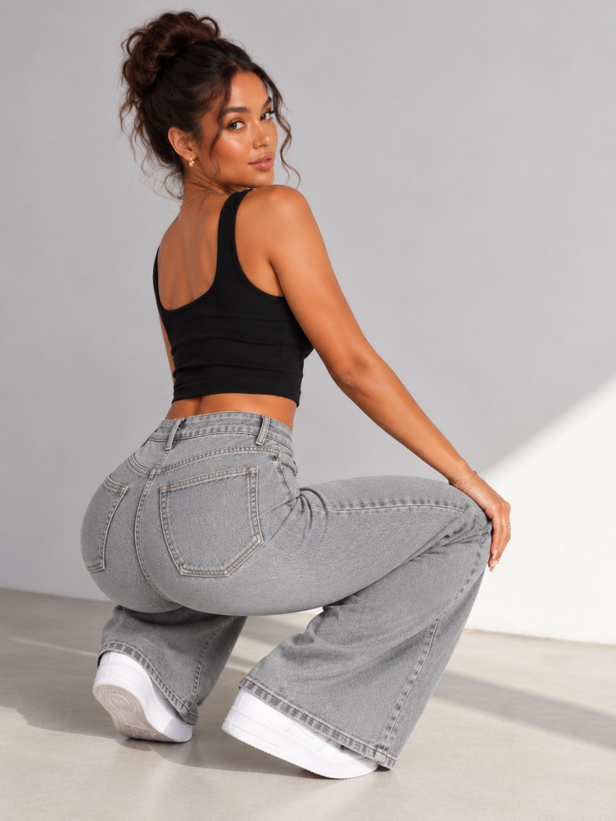 SIACHA Sculpt Fitted Flare Jeans