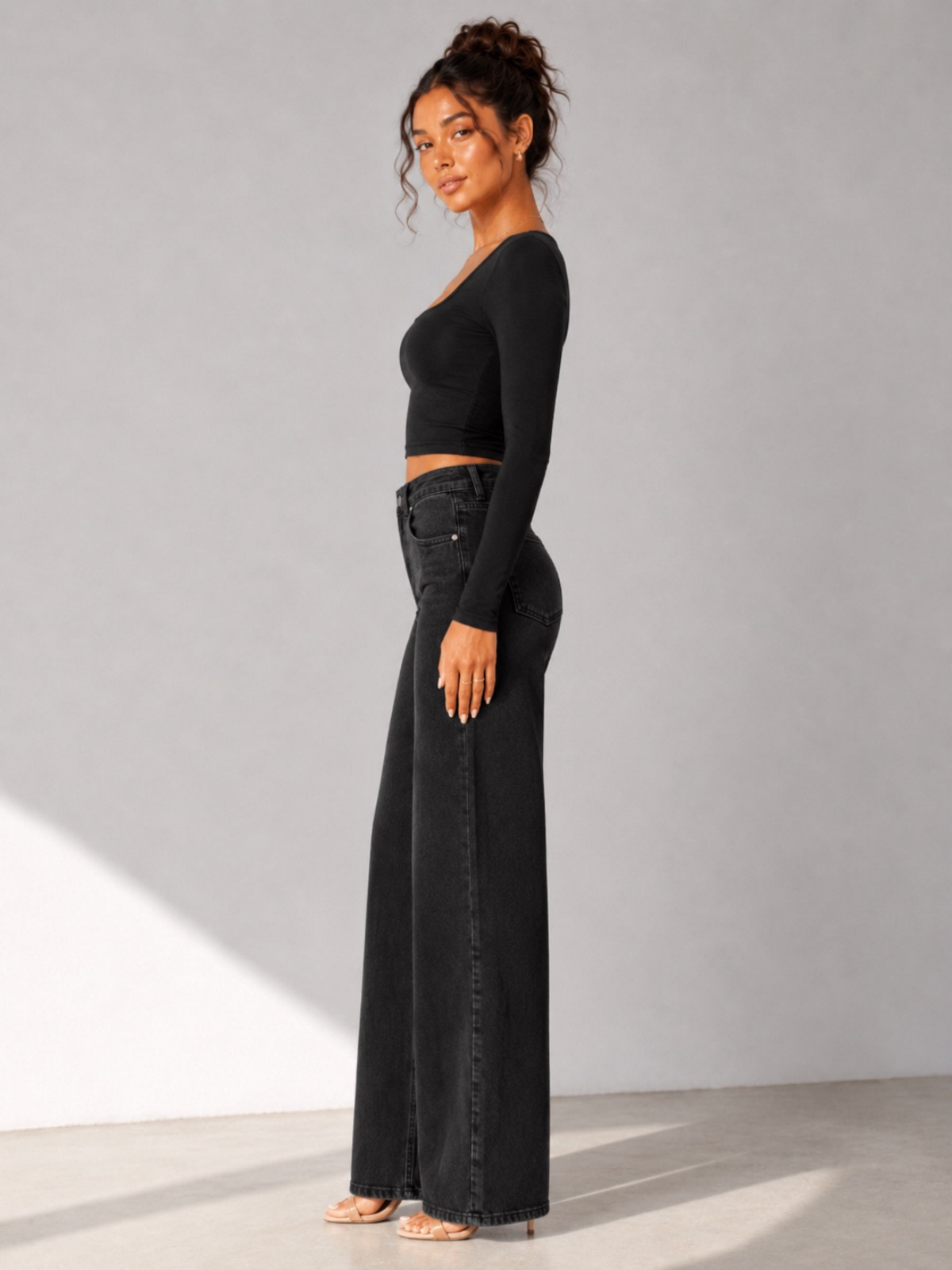 SIACHA Sculpt Fitted Flare Jeans
