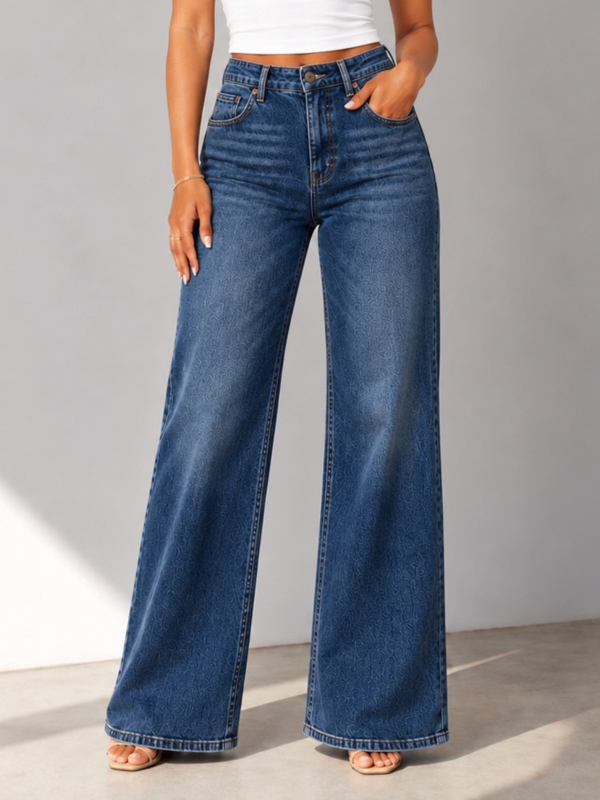 SIACHA Sculpt Fitted Flare Jeans