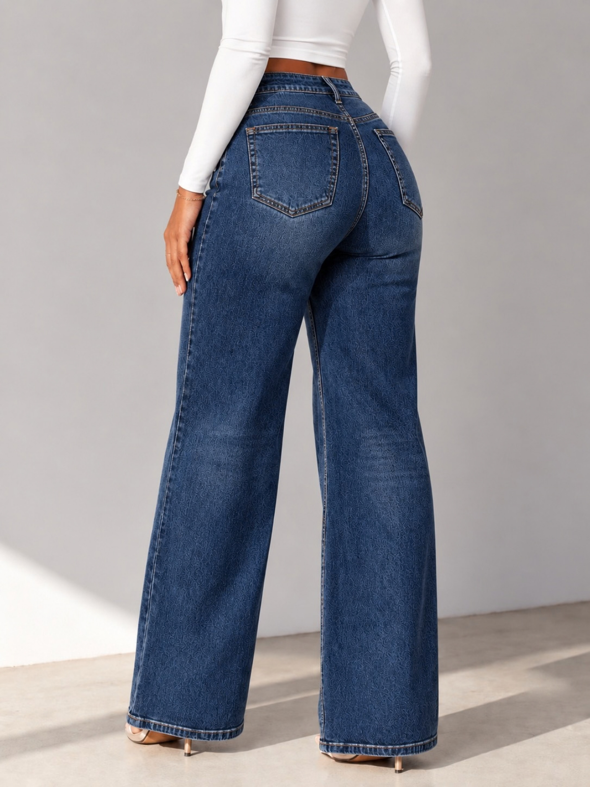 SIACHA Sculpt Fitted Flare Jeans