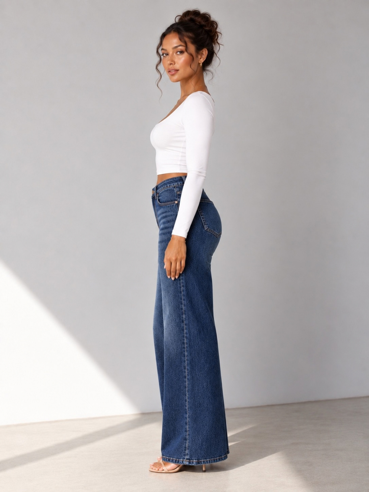 SIACHA Sculpt Fitted Flare Jeans