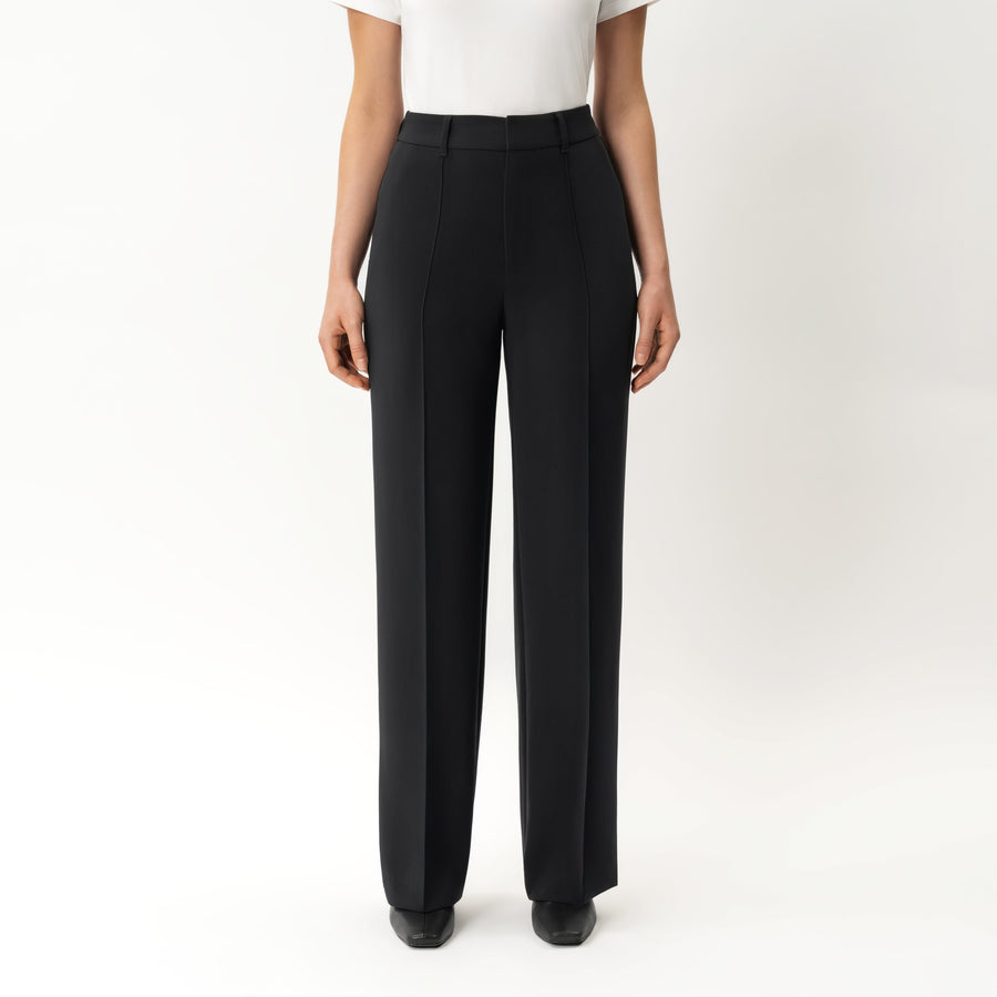 Crepe Relaxed Trouser