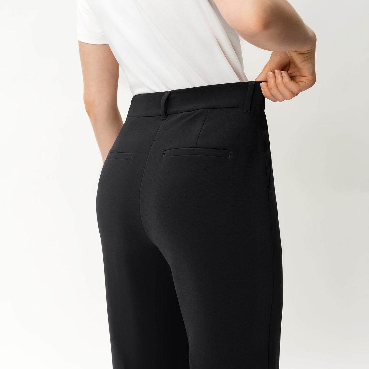 Crepe Relaxed Trouser