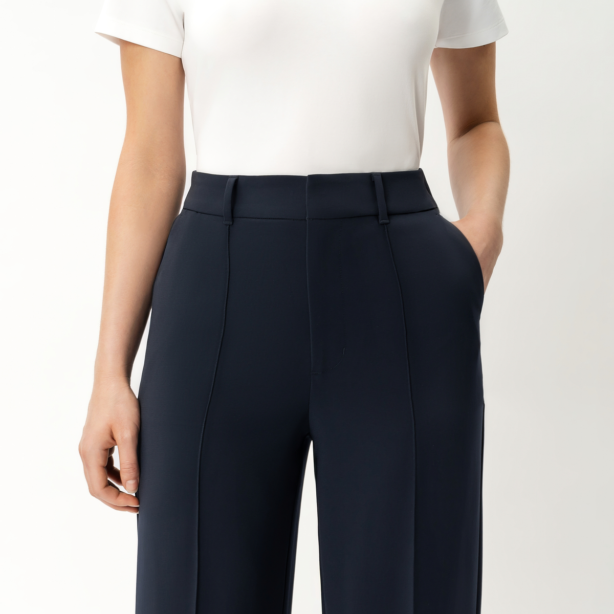 Crepe Relaxed Trouser