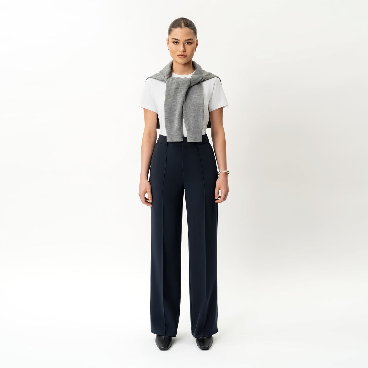 Crepe Relaxed Trouser