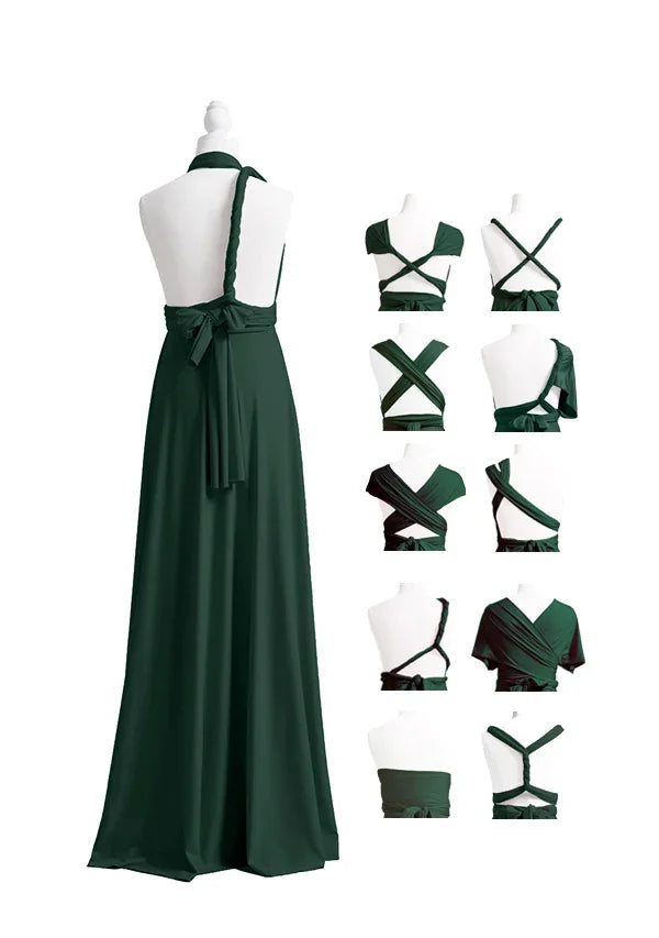 Dark Green Multiway Infinity Dress