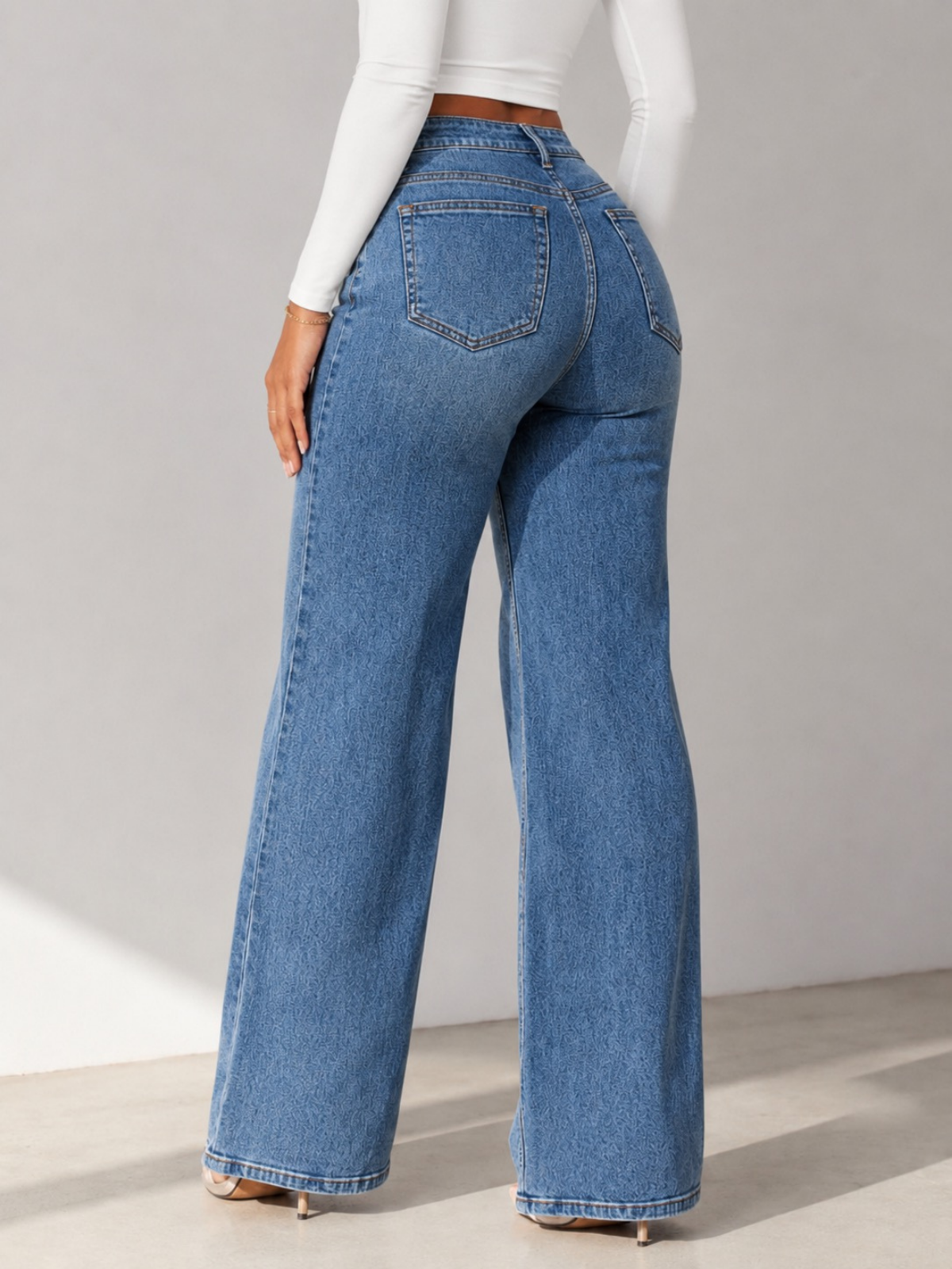 SIACHA Sculpt Fitted Flare Jeans