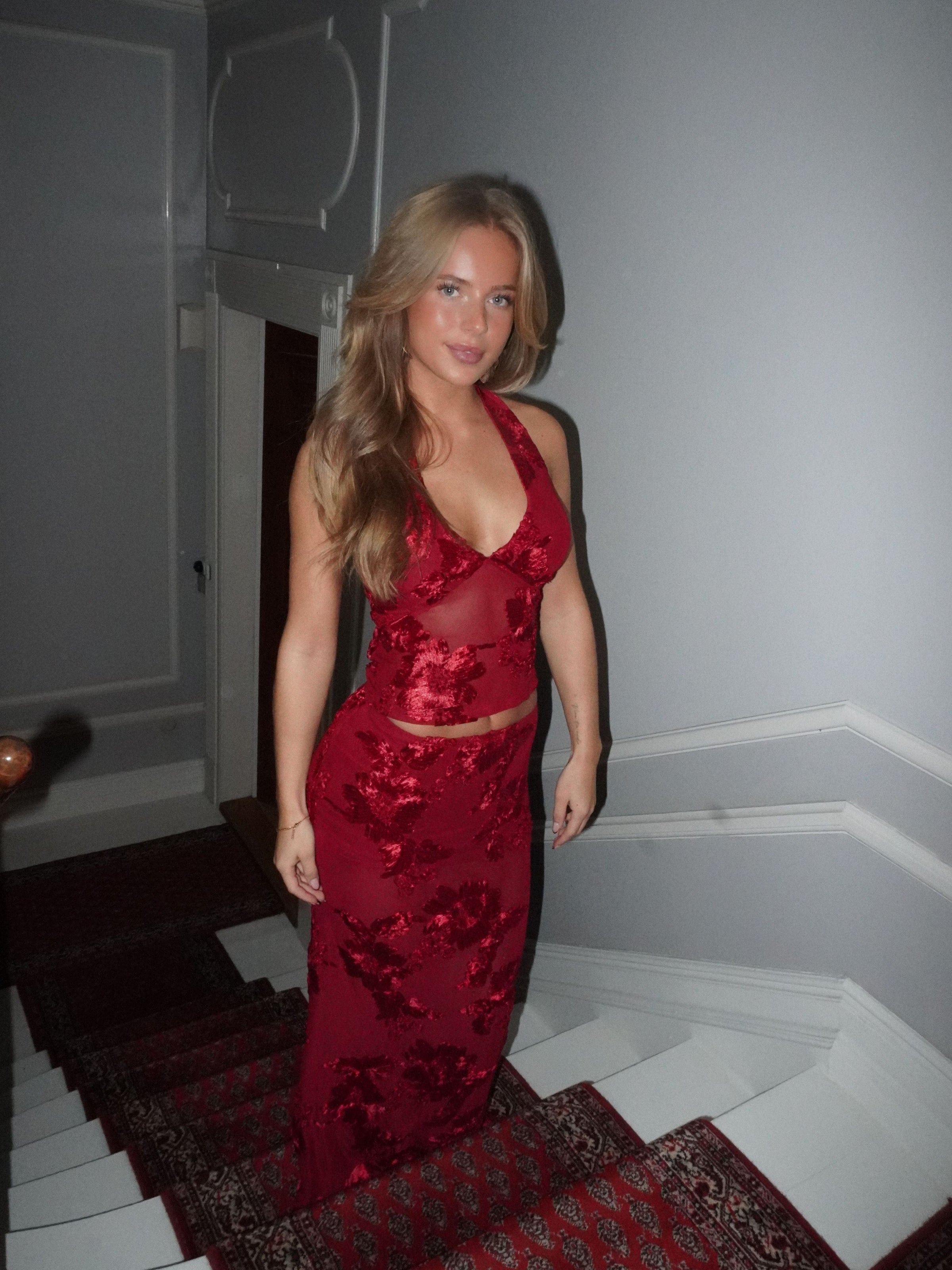Kivo mesh top - Red
