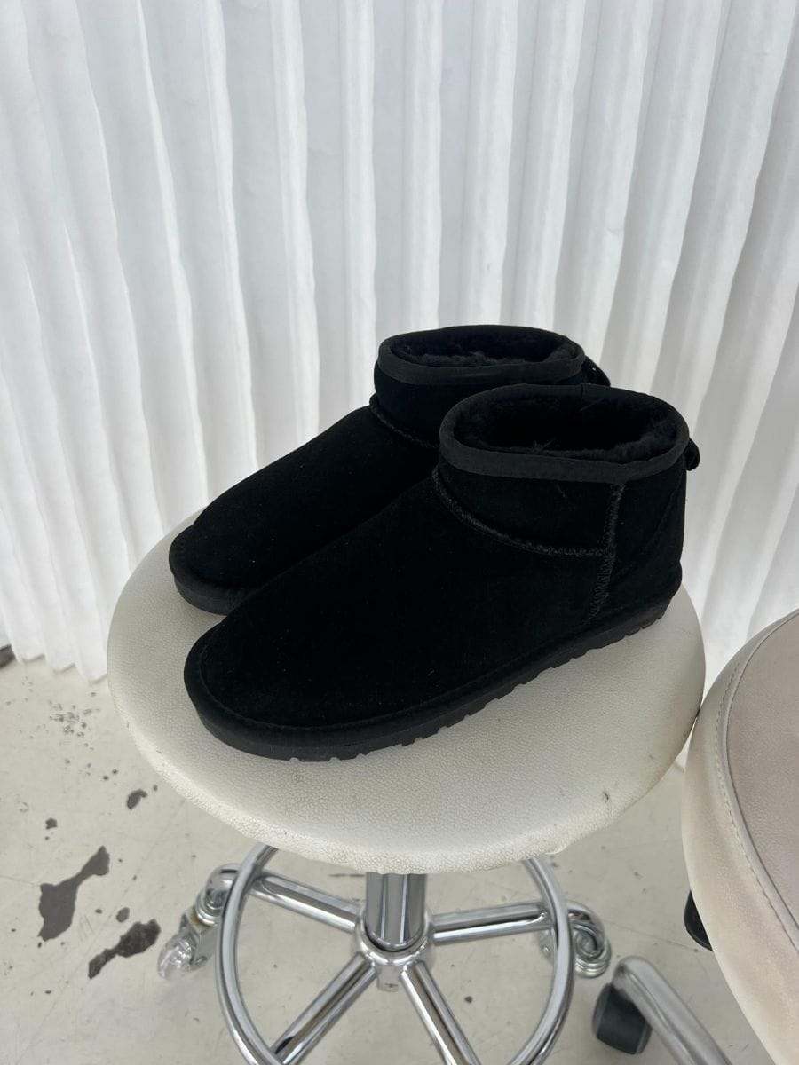 Teddy boots - Black