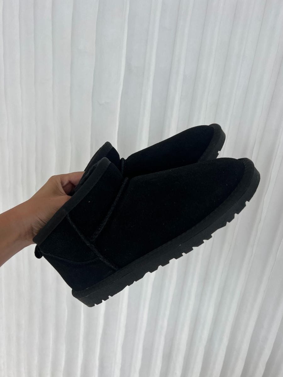 Teddy boots - Black