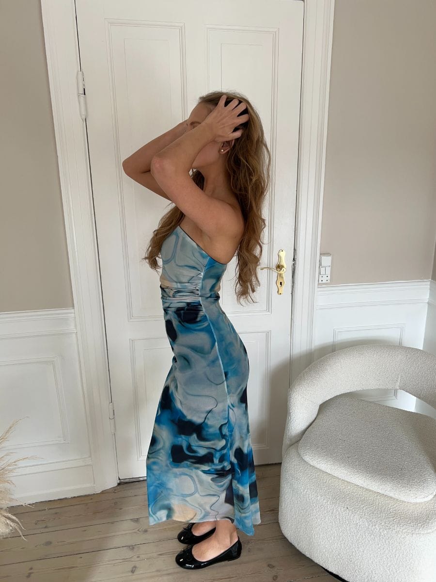 Camille tube dress - Blue