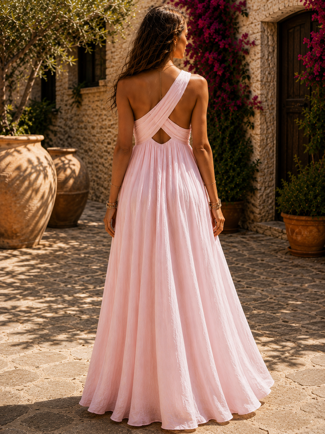 VERA – Vestido Maxi Cruzado