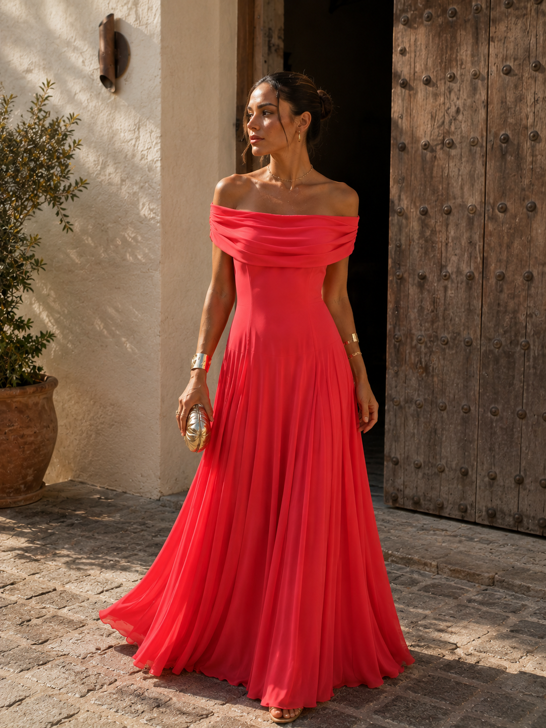 Vestido Toledo Coral