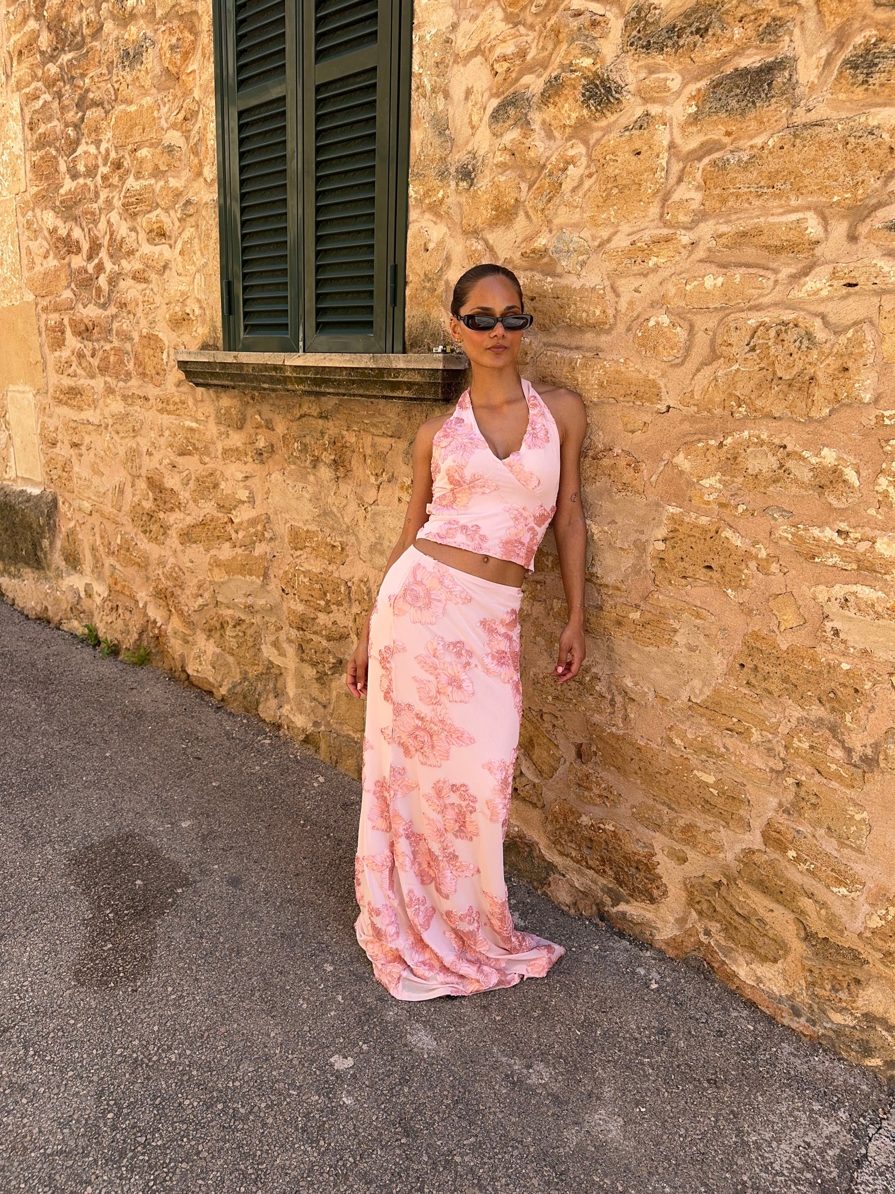 Kivo mesh top - Pink