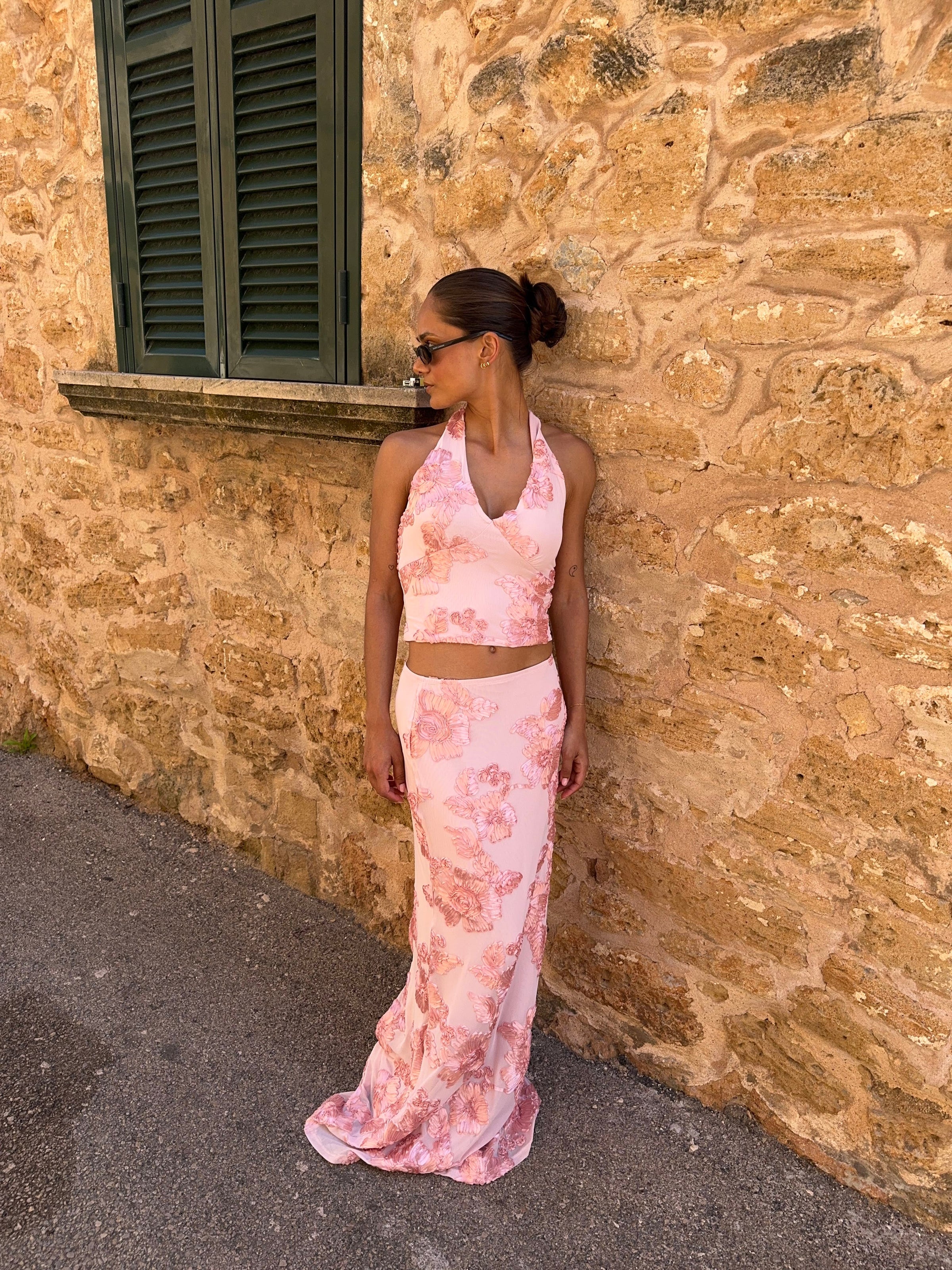 Kivo mesh top - Pink
