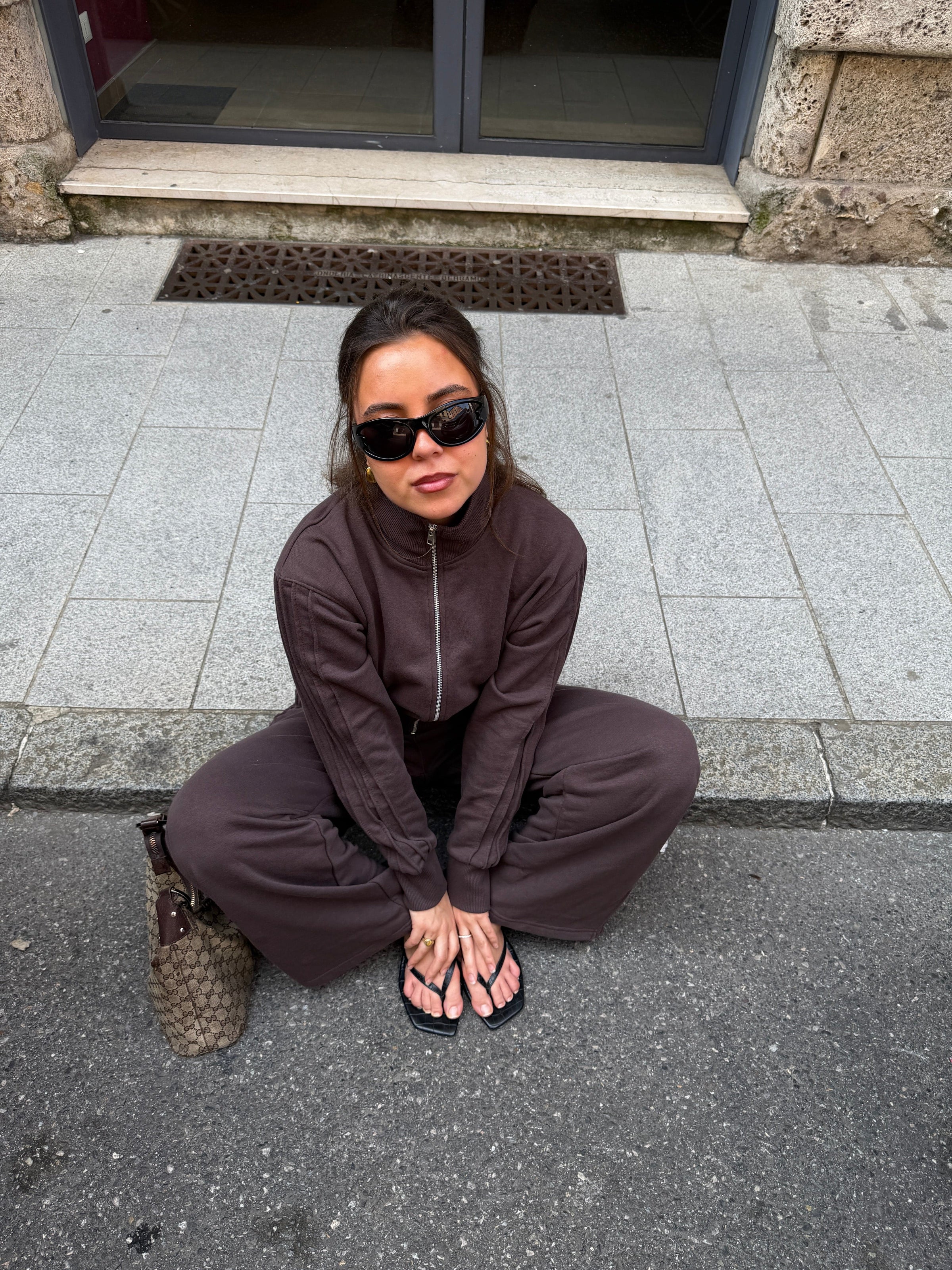 Kenya sweatpants - Brown