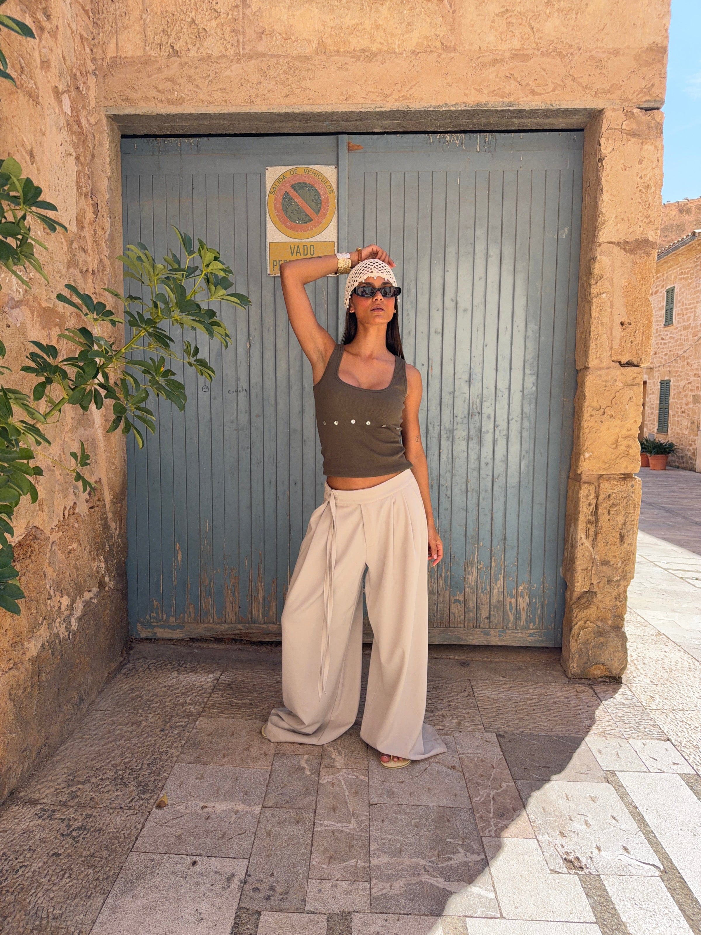 Flora tank top - Army green