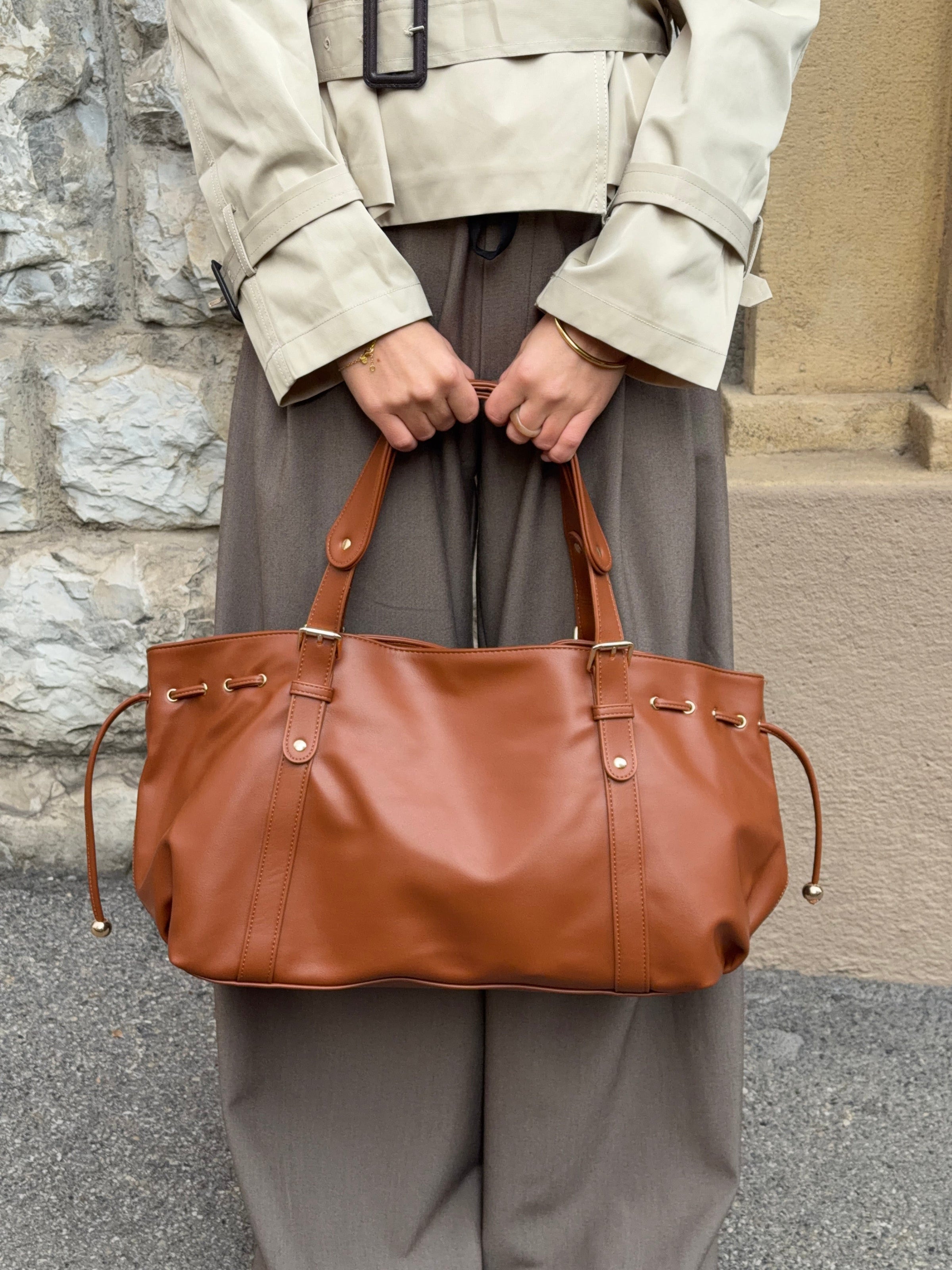 Riva shoulder bag - Brown