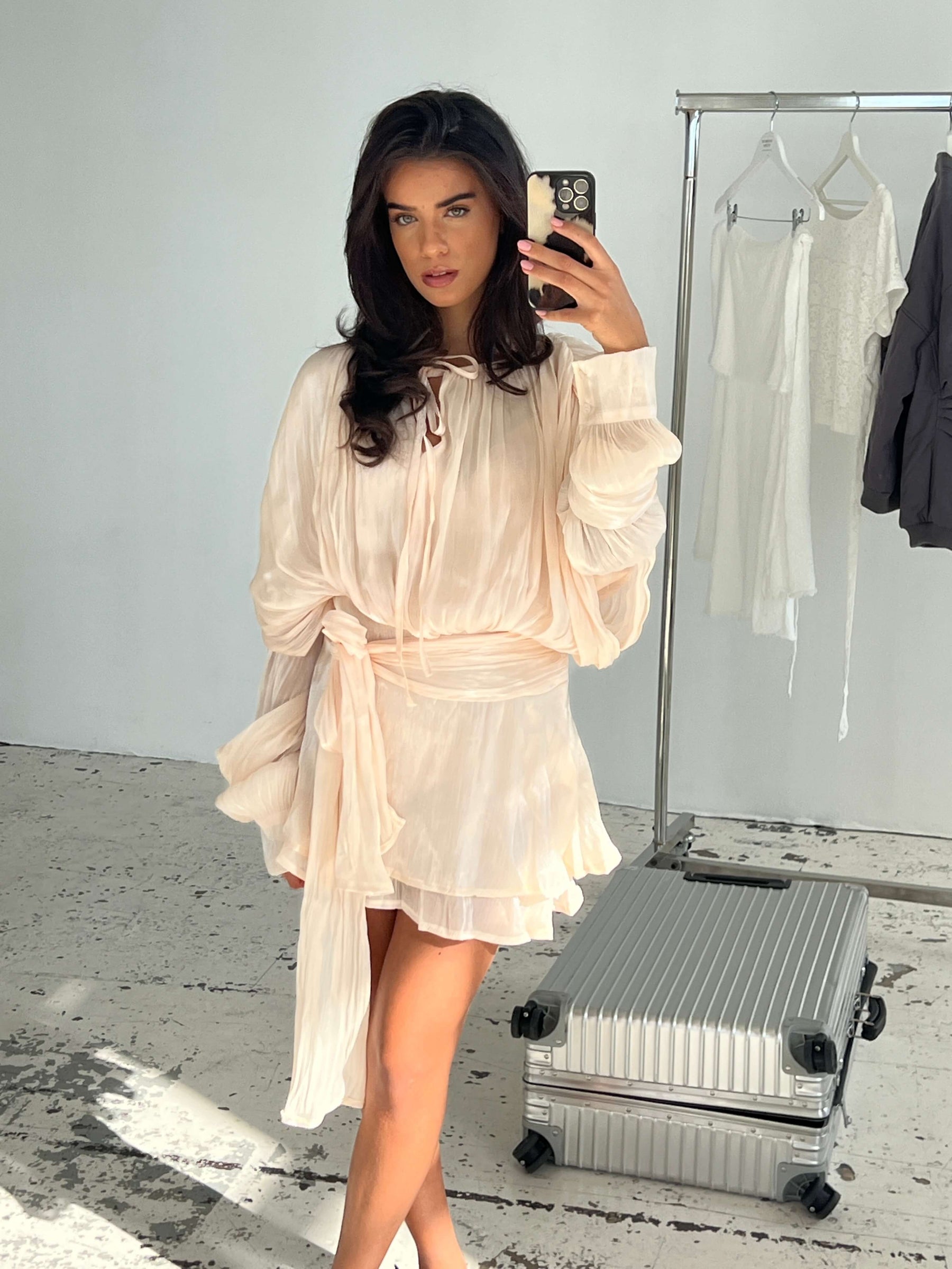 Kalia mini dress - Beige