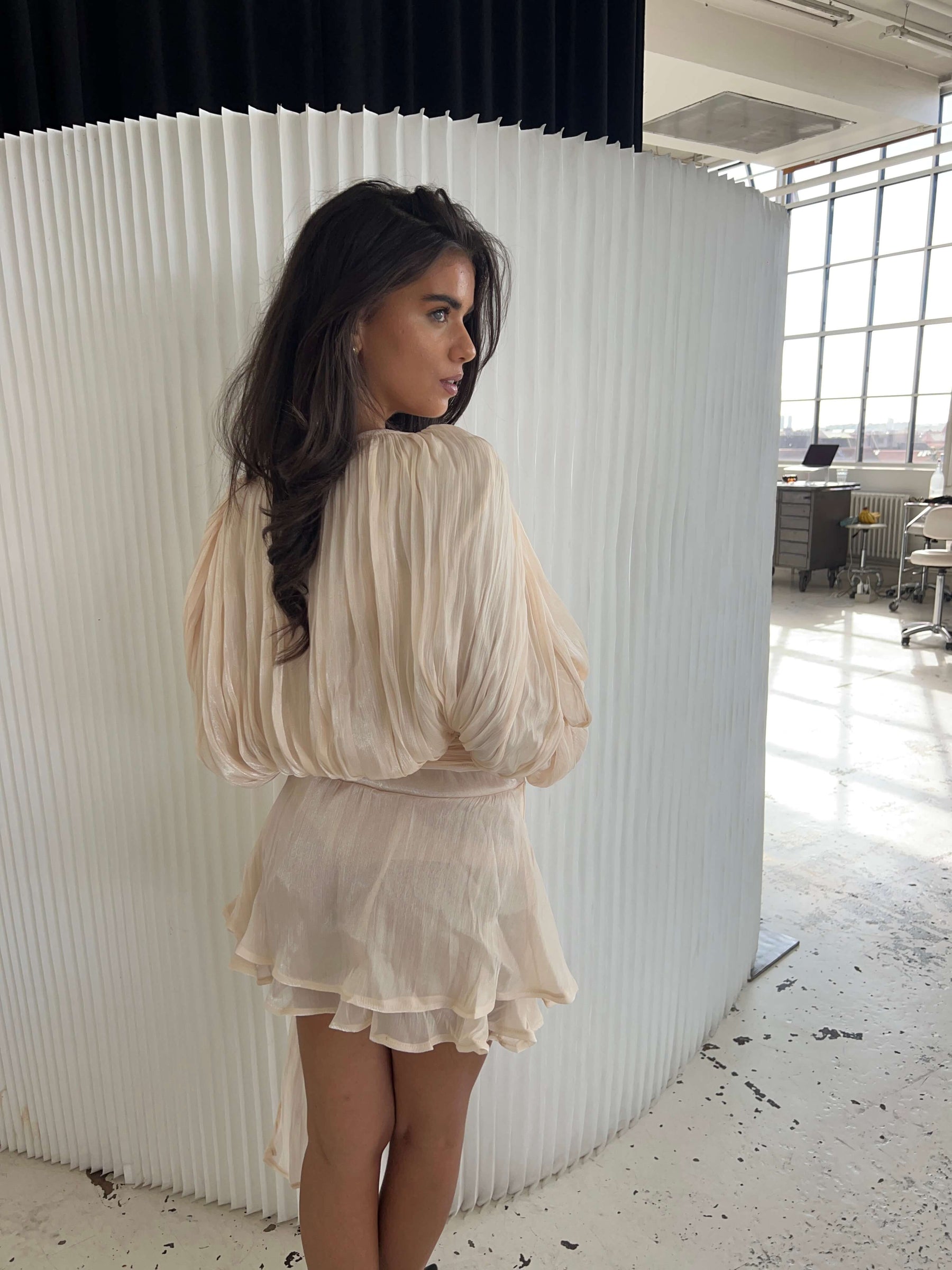 Kalia mini dress - Beige