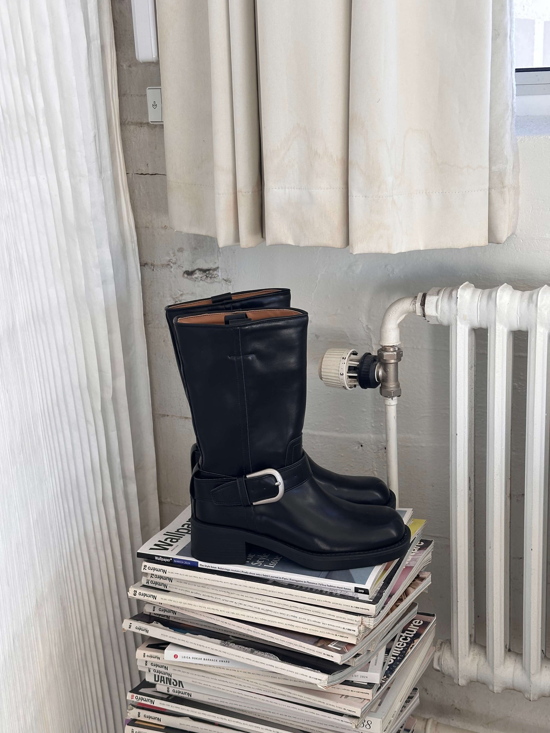 Lua buckle boots - Black
