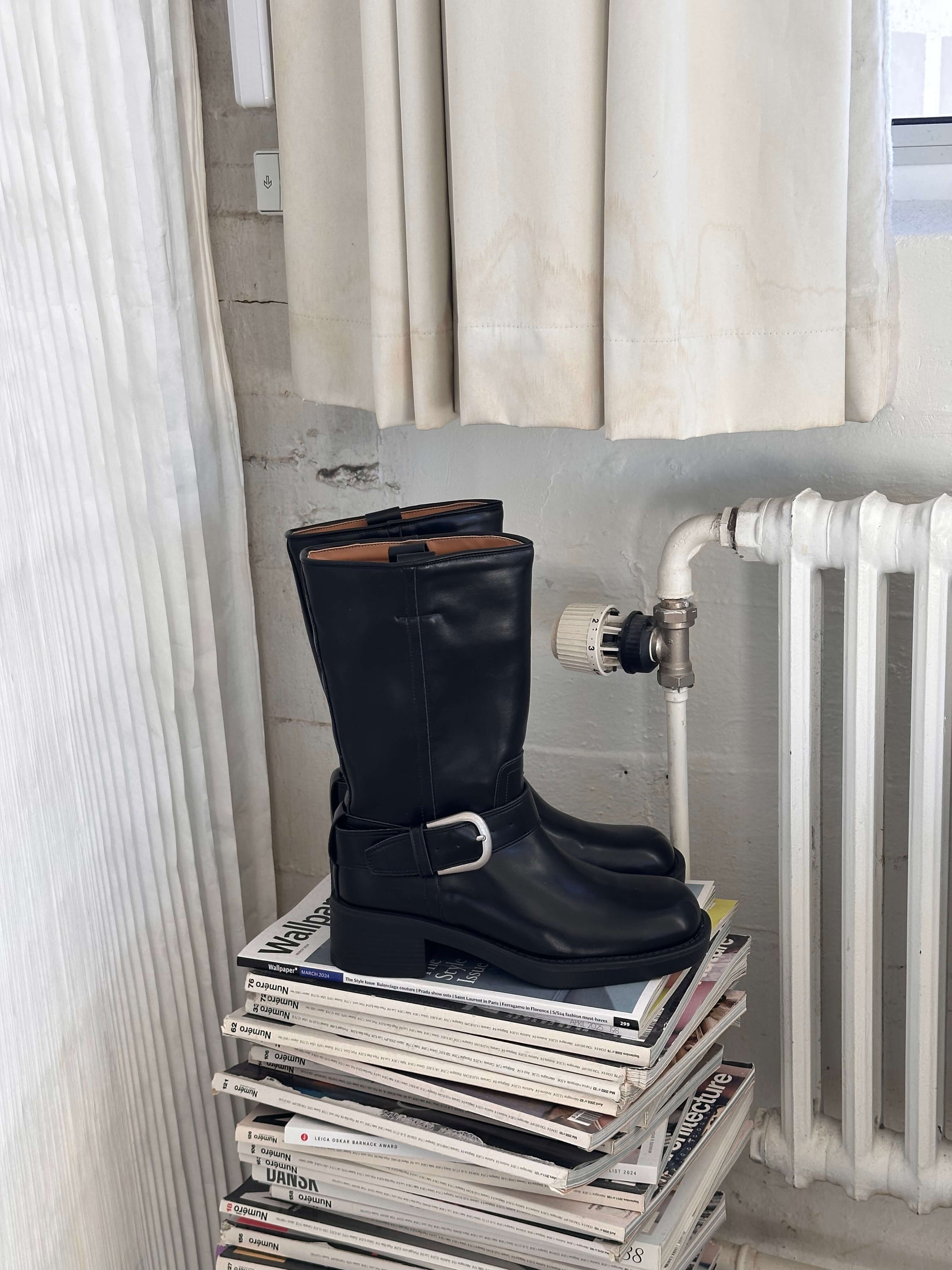Lua buckle boots - Black
