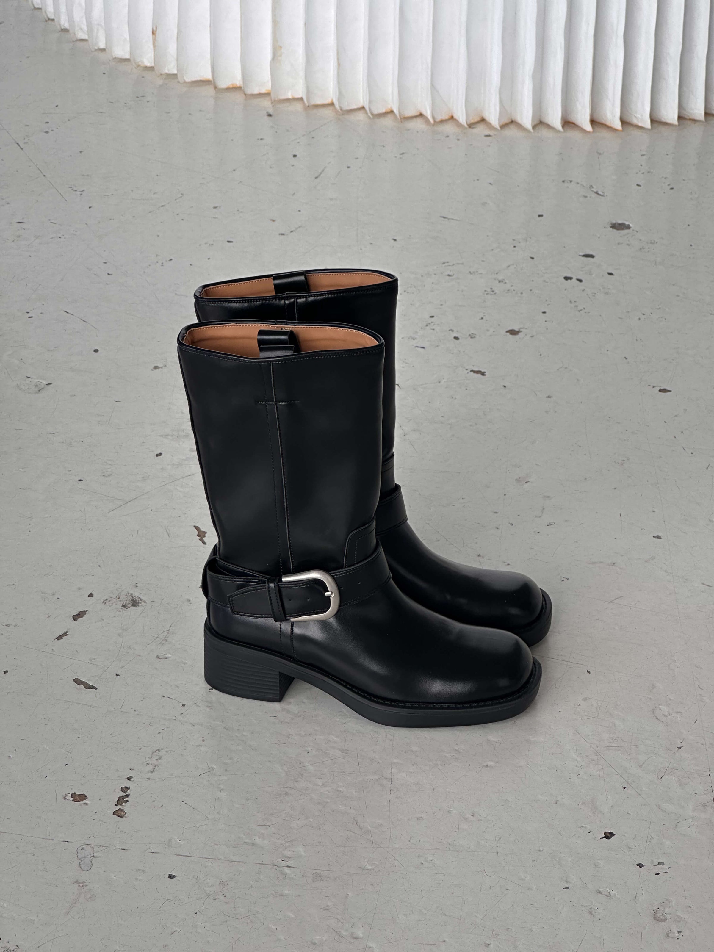 Lua buckle boots - Black