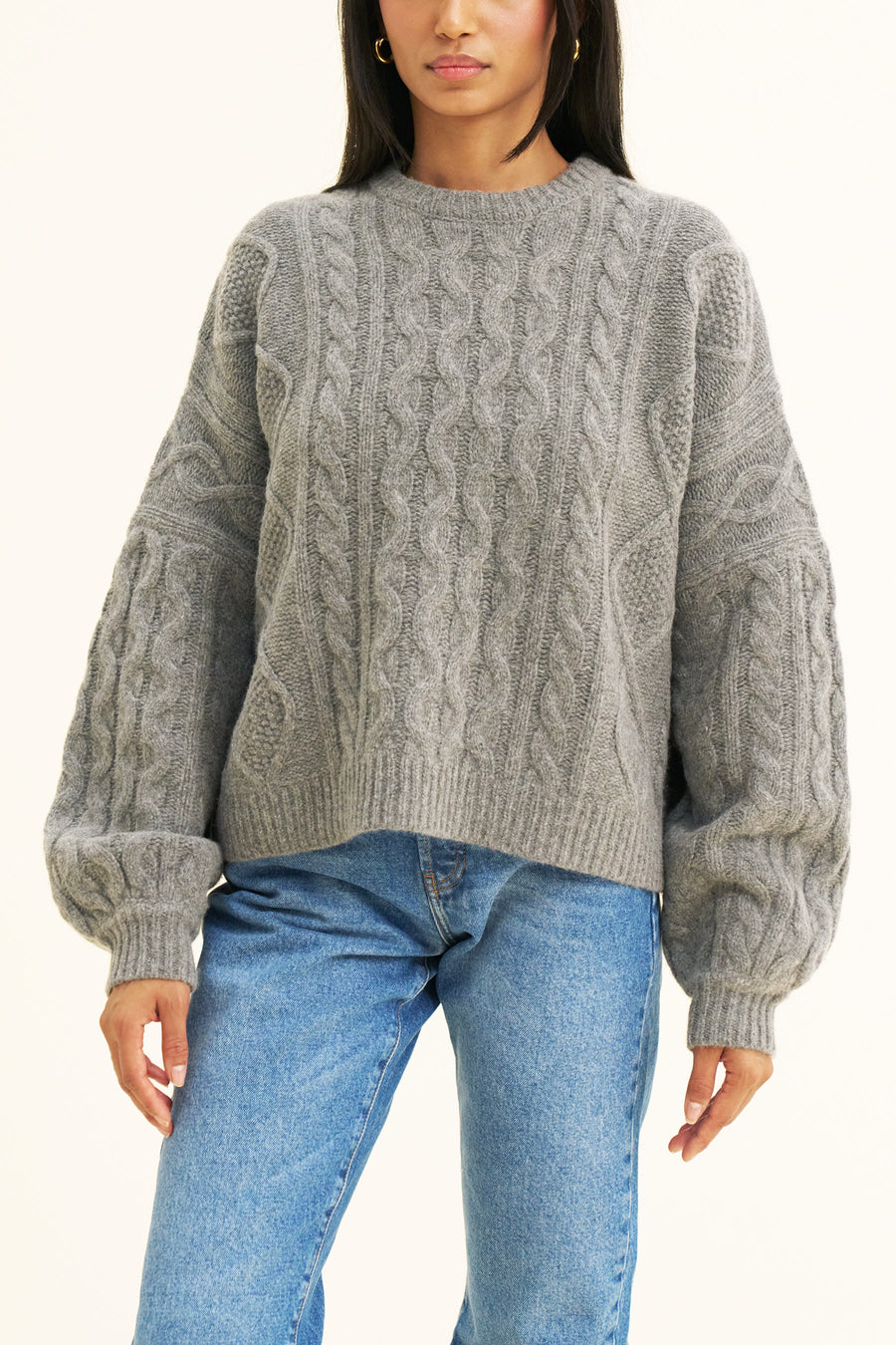 WINONA KNIT - MID GREY