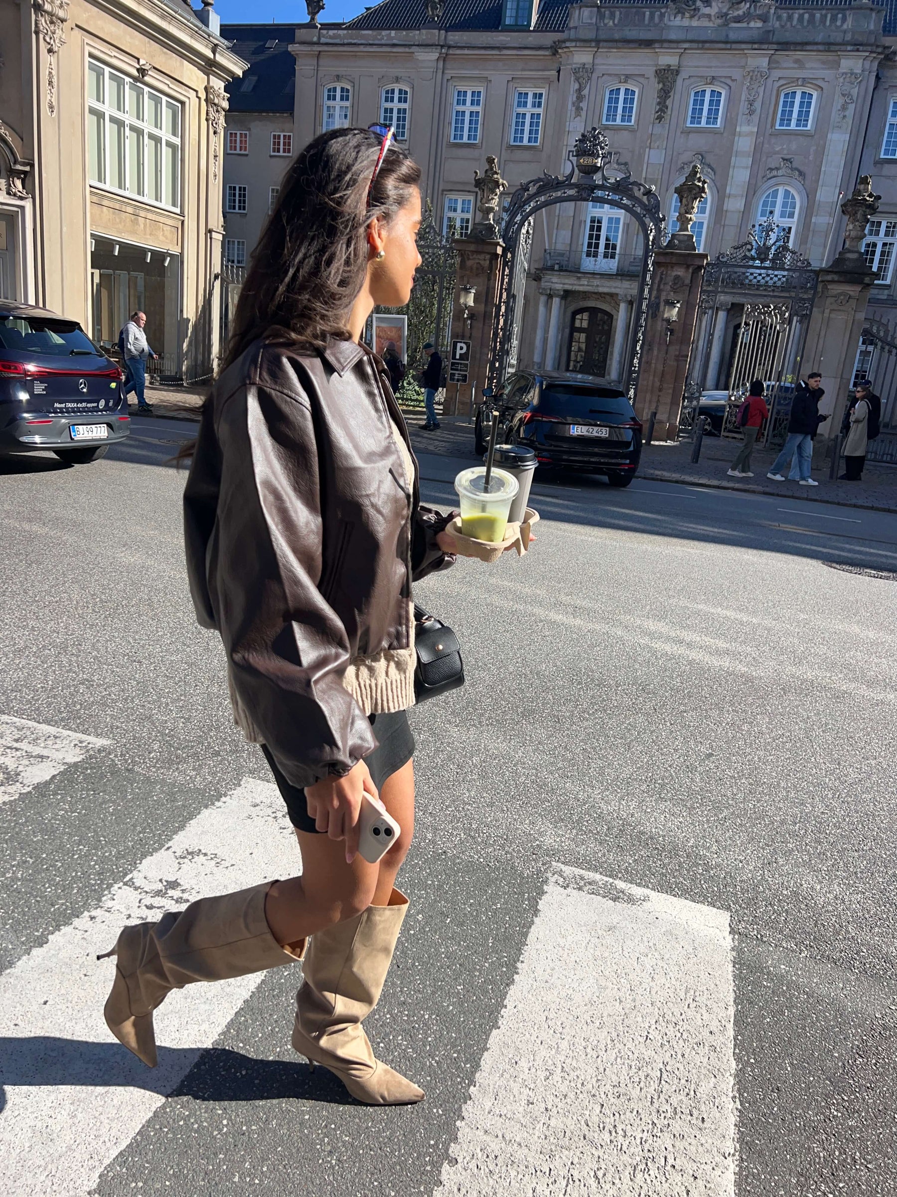 Viva suede boots - Beige