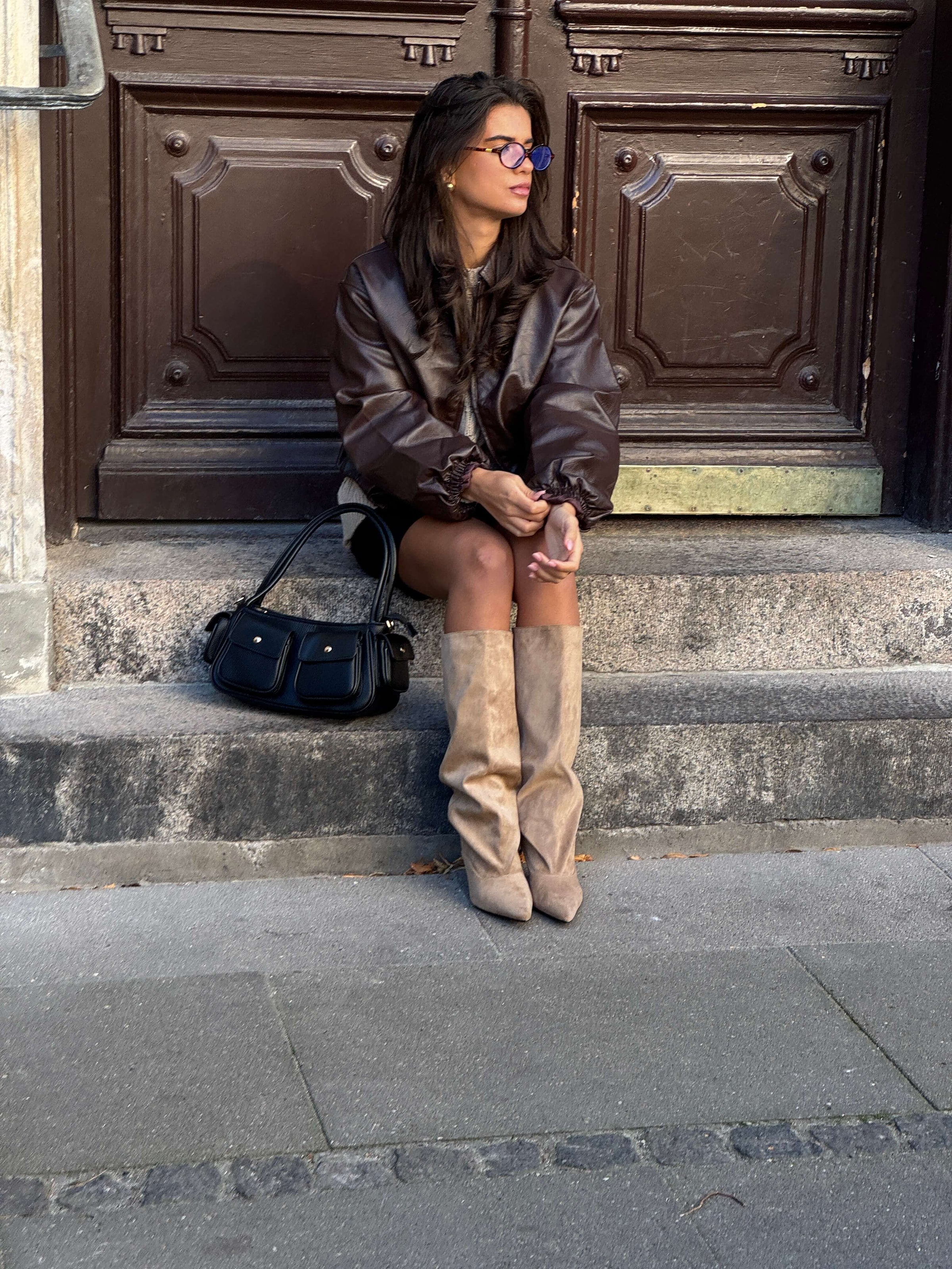 Viva suede boots - Beige