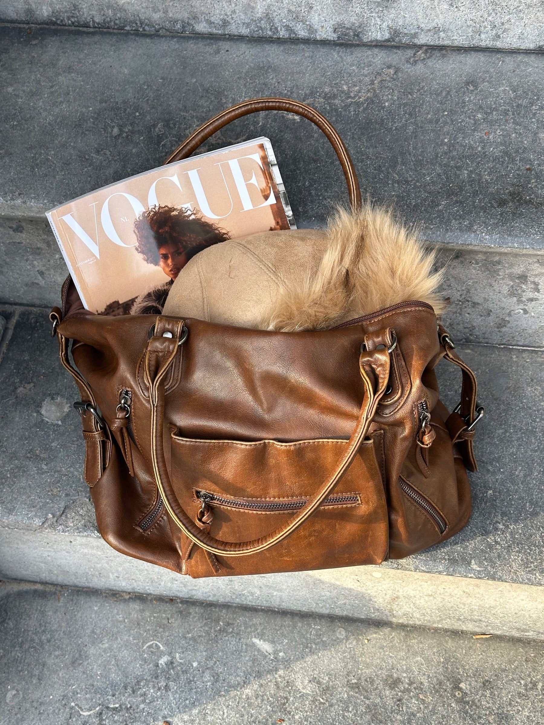 Kiva shoulder bag - Brown
