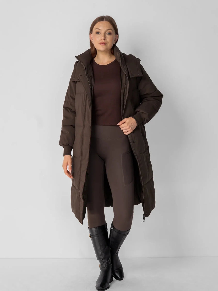 WarmCore™ Classic Long Hooded Puffer Jacket